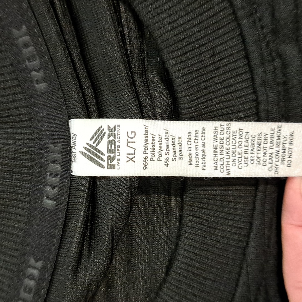RARE RBX Ribbed Sweatshirt With Size Zippers Size XL - Picture 4 of 4